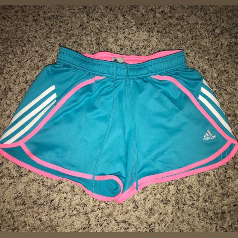 Aqua Adidas shorts